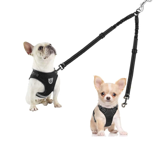 Dual Dog Leash for 2 Dogs LRHINETAR Double Dog Leash with 360 Swivel No Tangle Walking