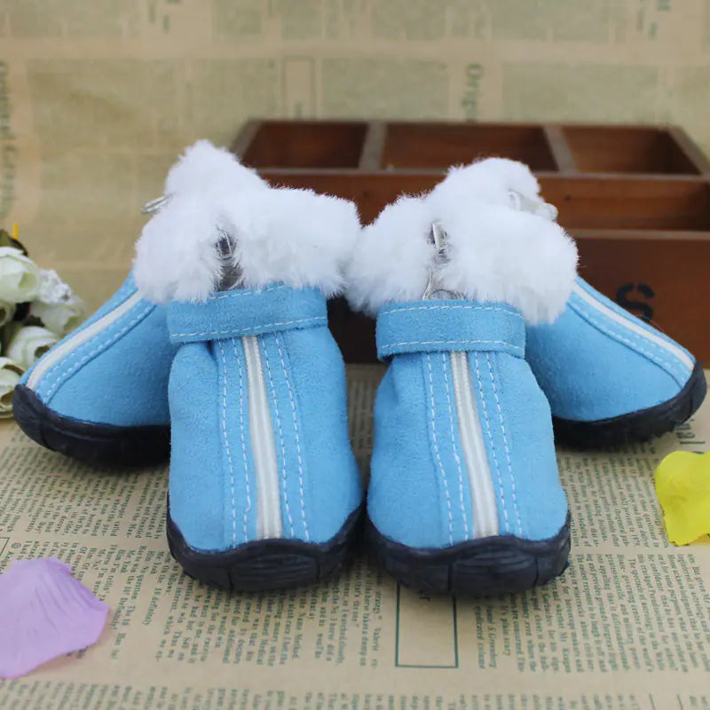Pet Shoes, Dog Snow Boots, Warm Dog Booties