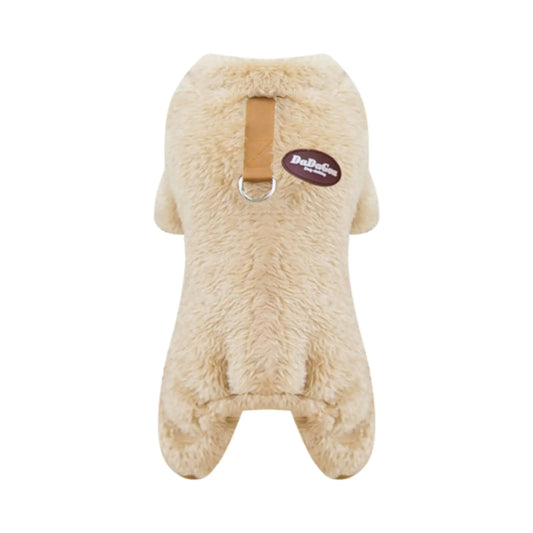 Howstar Winter Clothes for Small Dogs Fleece Dog Sweater for Small Dogs Fluffy Warm Pet Pullover Pyjamas for Cold Weather with Embroidery and D-Ring