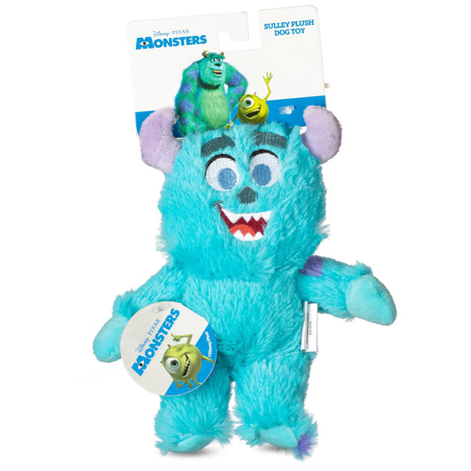Disney for Pets Pixar’s Sulley Plush Dog Toy 6in | Disney Pixar Dog Toys | Plush Toy for Dogs Inspired by Sulley from Pixar’s Monsters Inc. with Squeaker