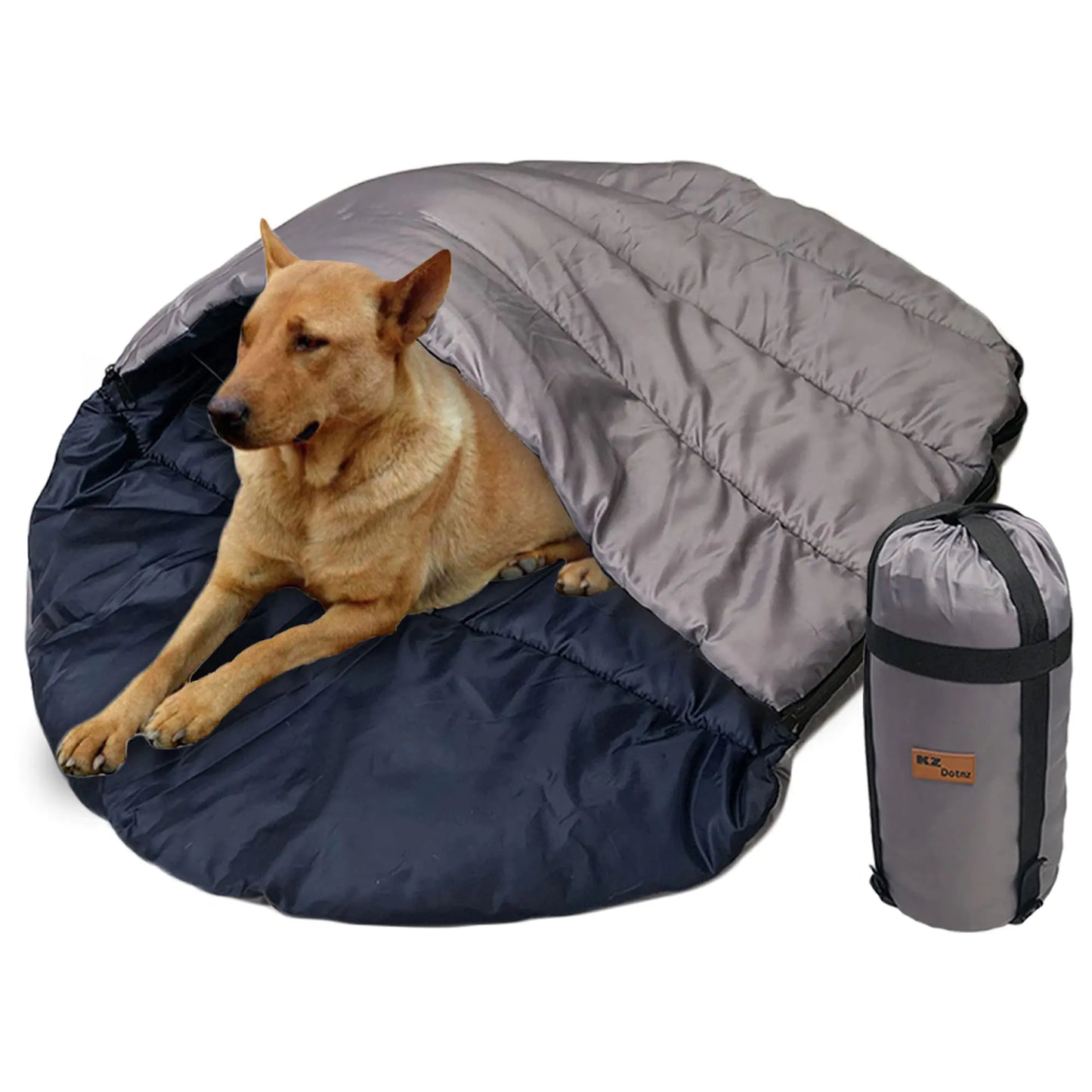 Soft Warm Dog Sleeping Bag Large Portable Waterproof Camping Pet Bed Packable Dog Bed for Camping Hiking Indoor Use