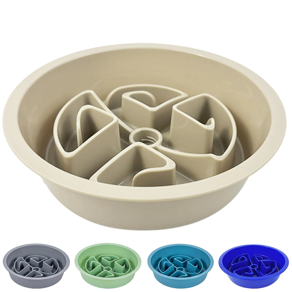AVERYDAY 2 Cups Slow Feeder Dog Bowls with Non-Slip Bottom Challenging Slow Eating Dog Bowl for Large Breed Dog Slow Feeder Bowl Fits Elevated Dog Bowl Compatible with Slow Feeder Insert