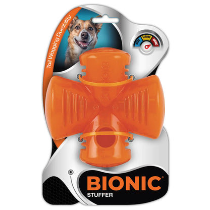 BIONIC Stuffer Treat Dog Toy - High-Visibility Treat Dispenser Great for Redirected Chewing