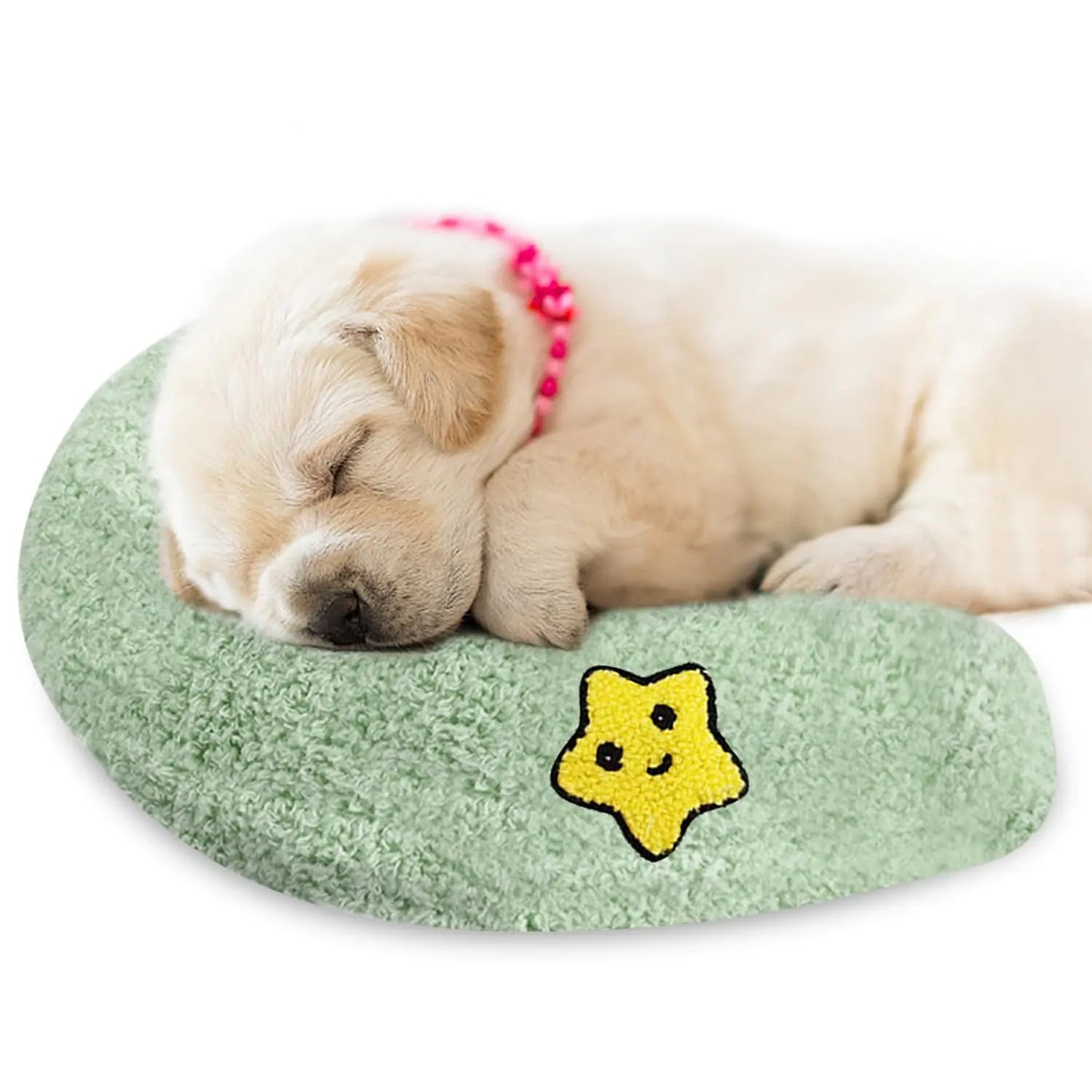 ucho Dog Puppy Pet Pillow Cuddle Toy for Sleeping Soothing Plush Soft Toy Dog Calming Pillow Old Joint Relief Puppy Stuffed Animal Toys U Shaped Neck Pillow