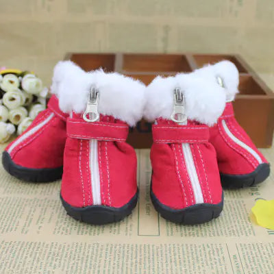 Pet Shoes, Dog Snow Boots, Warm Dog Booties