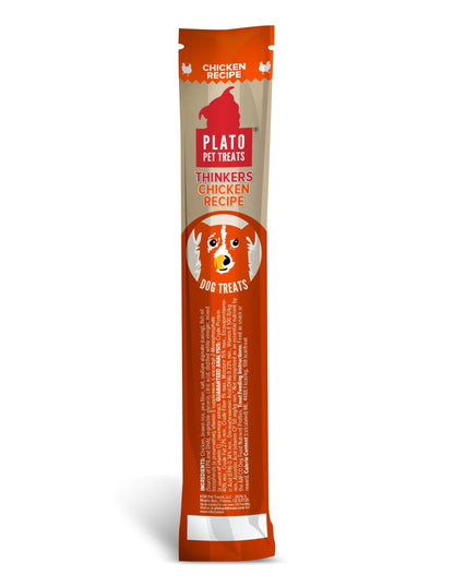 PLATO Dog Treats -Thinkers Chicken Sticks- 1.2 oz