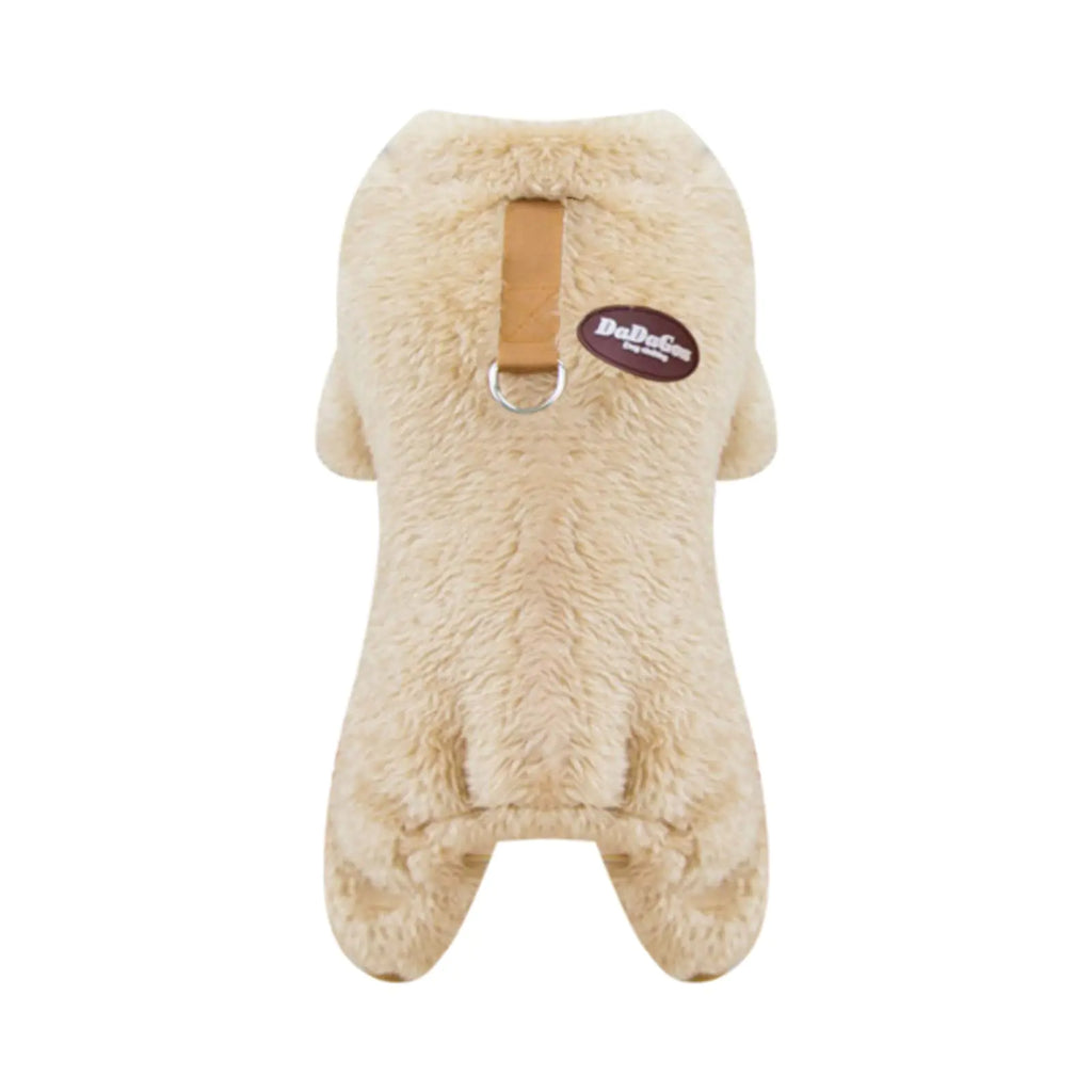 Howstar Winter Clothes for Small Dogs Fleece Dog Sweater for Small Dogs Fluffy Warm Pet Pullover Pyjamas for Cold Weather with Embroidery and D-Ring