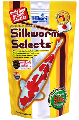 Hikari Silkworm Selects Floating Medium Pellet Koi Food